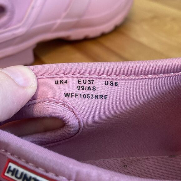 Hunter Pink Original Nebula Play Clog Slingback Slide On Shoes Size 6 - Picture 9 of 11